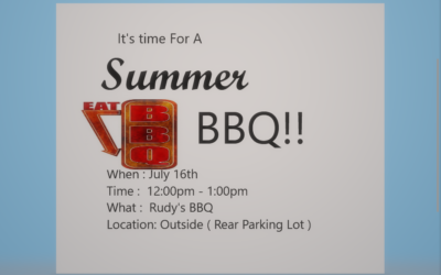 Summer BBQ at BPM